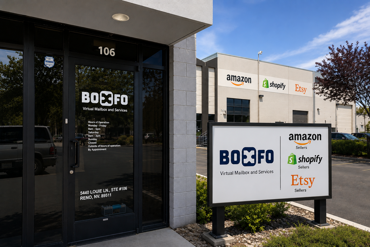 Virtual Business Address for Amazon, Etsy & Shopify Sellers | Boxfo