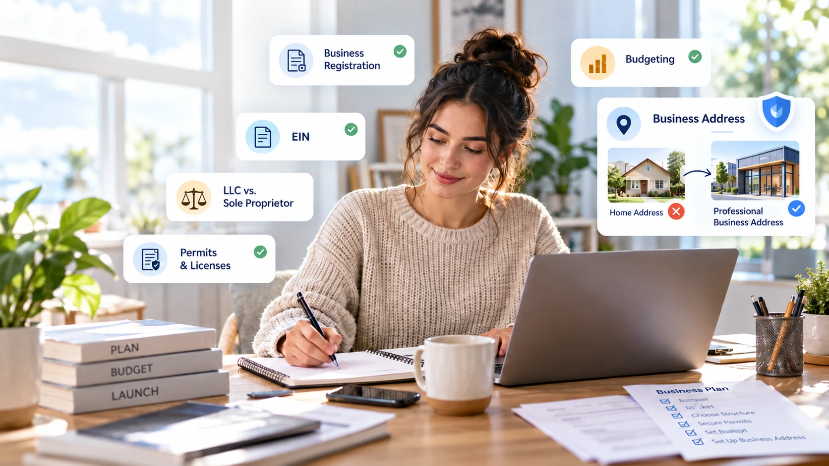 How to Start a Small Business From Home (and Which Address to Use)